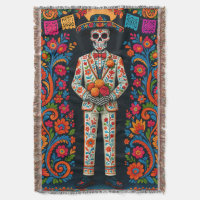 Day of the Dead Wedding Skeleton Groom