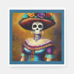 Day of the Dead Woman 1 Napkins