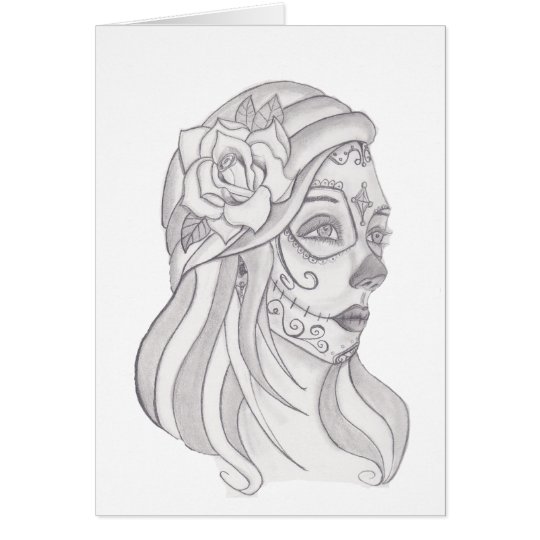 Day of the Dead Women 1 Card