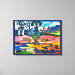 Day of the God (Mahana no atua) by Paul Gauguin Canvas Print