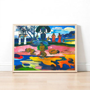 Day of the God (Mahana no atua) by Paul Gauguin Poster