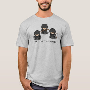 Day of the Ninja, cartoon ninjas T-Shirt