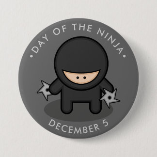 Day of the Ninja, cartoon shuriken Button