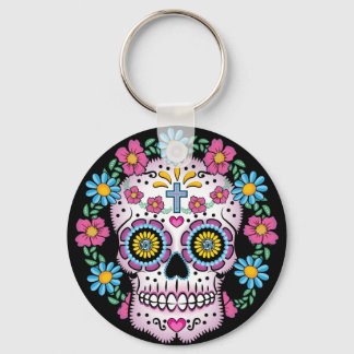 Day of the Skull Dead Keychain