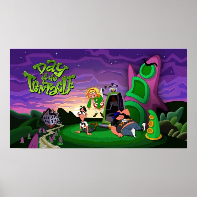 Day of the Tentacle HQ Poster (Front)