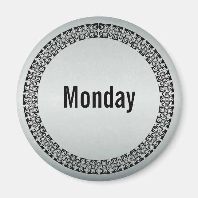 Day of the Week Monday Magnet (Front)