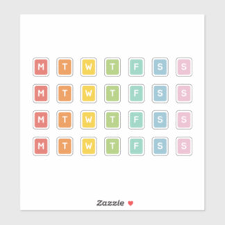 Day of the Week Sticker