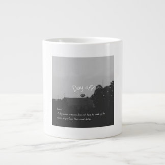 Day off ☕️  giant coffee mug