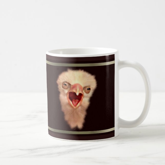 Day Old Falcon Chick Coffee Mug (Right)