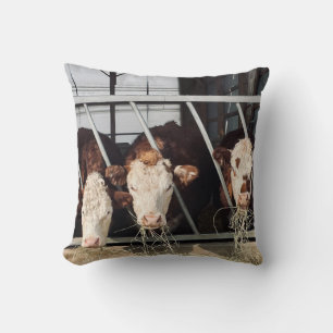 Day on the Farm Throw Pillow