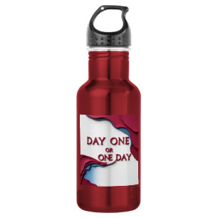 Day One or One Day Stainless Steel Water Bottle
