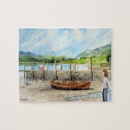 Day out to Derwentwater Lake District Cumbria Jigsaw Puzzle