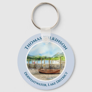 Day out to Derwentwater Lake District Cumbria Keychain