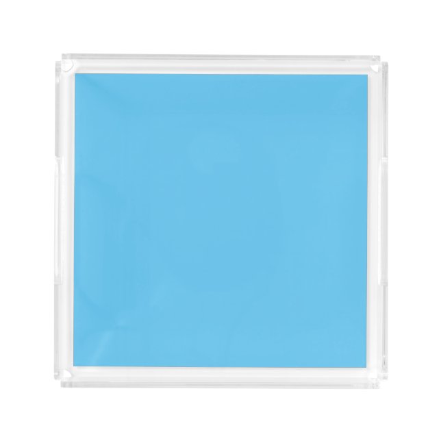 Day Sky Blue,Half Baked,Jeans Blue, Acrylic Tray (Front)