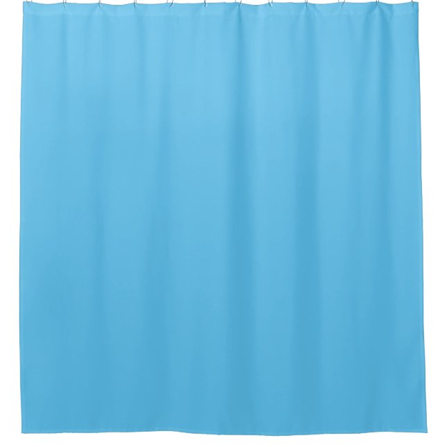 Day Sky Blue,Half Baked,Jeans Blue, Shower Curtain (Front)