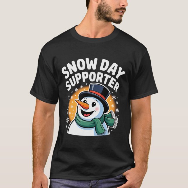 Day Snow Supporter Journey T-Shirt (Front)