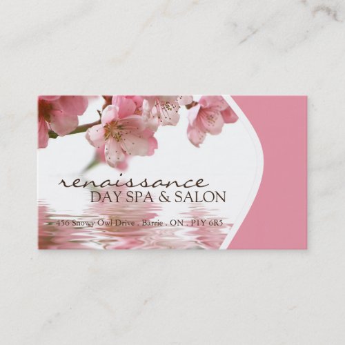 Day Spa and Salon Business Card
