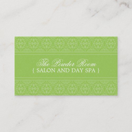 Day Spa and Salon Business Card