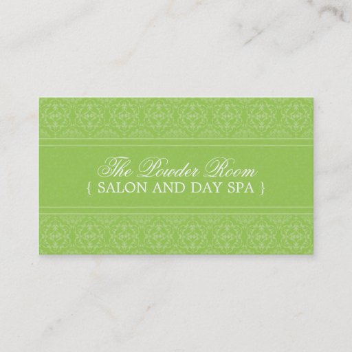 Customizable Day Spa and Salon Business Card