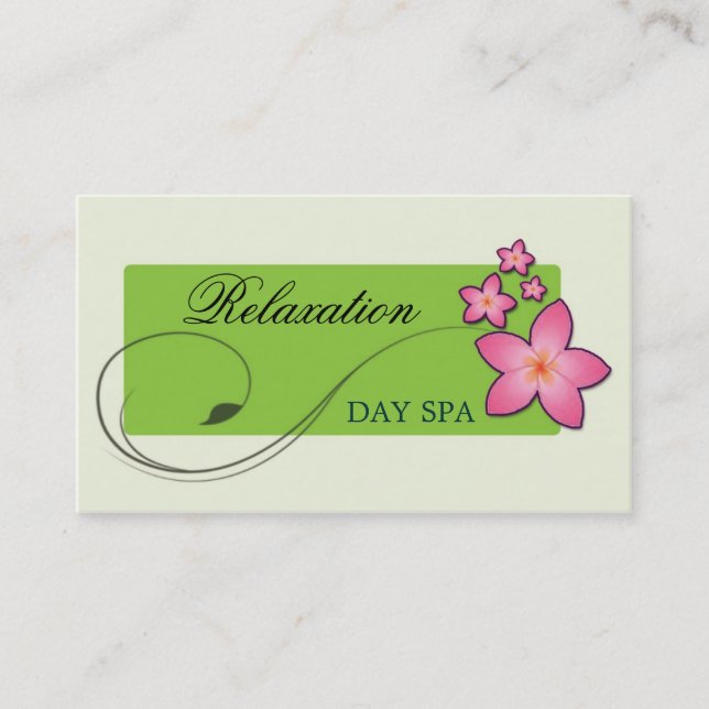 Day Spa Business Card (Front)
