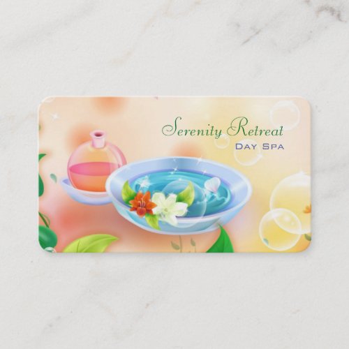 Day Spa Business Card