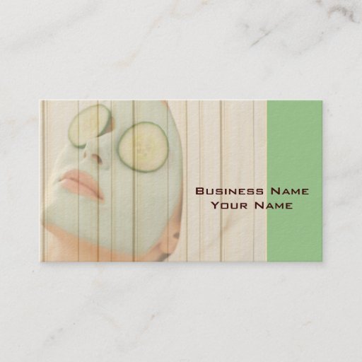 Customizable Day Spa Business Card