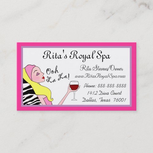 Day Spa Business Cards