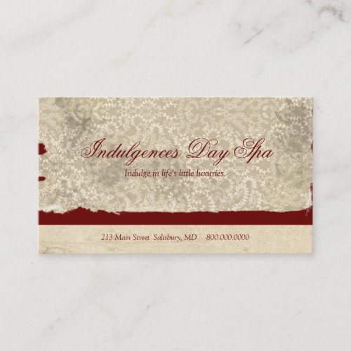 Day Spa Business Cards