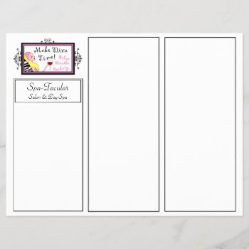 Day Spa Diva Tri-fold Brochures by LadyDenise at Zazzle