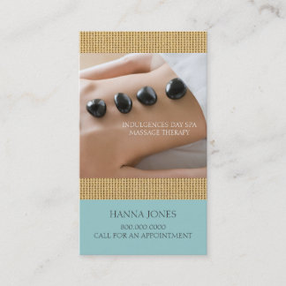 Day Spa | Massage Therapy Business Card