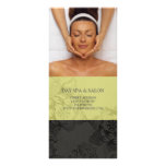 Day Spa Massage Therapy Price List {olive} Rack Card at Zazzle