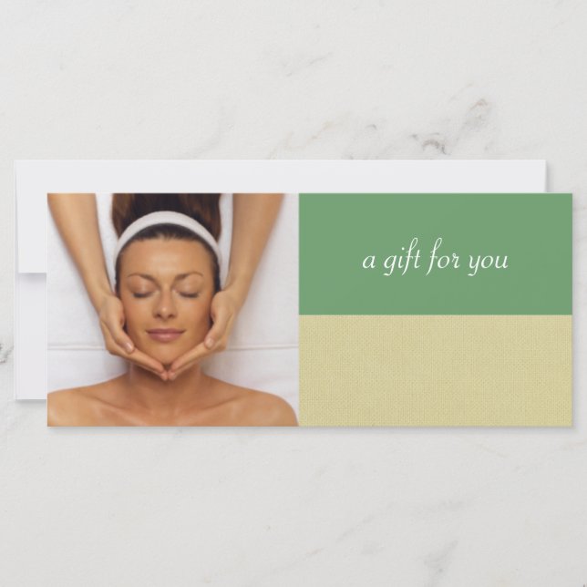 Day Spa or Massage Therapist Gift Certificates (Front)