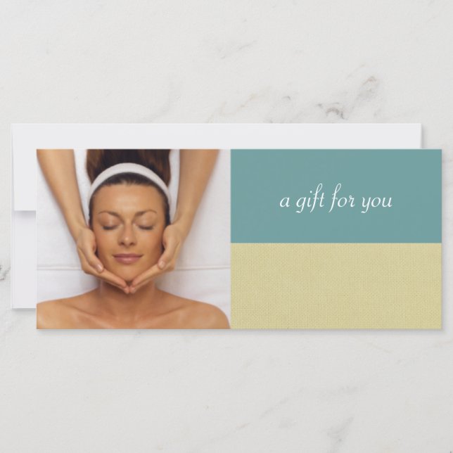 Day Spa or Massage Therapist Gift Certificates (Front)