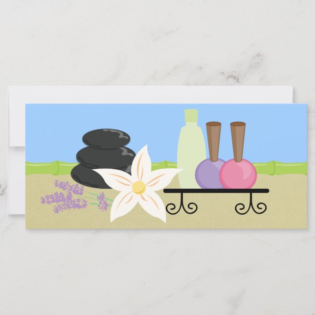 Day Spa or Nail Salon Gift Certificates (Front)