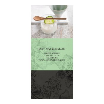 Day Spa Skincare Price List {mint Green} Rack Card by lifethroughalens at Zazzle