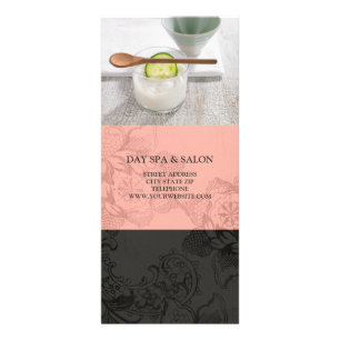 Day Spa Skincare Price List {Peach} Rack Card