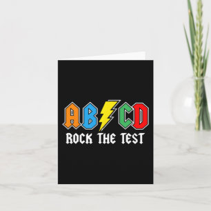 Day Teacher Student Motivational Retro Rock The Te Card
