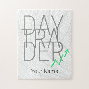 Day Trader and Cryptocurrencies Stock Exchange Jigsaw Puzzle