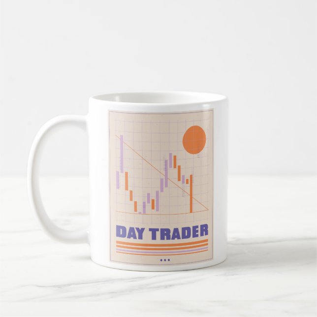 Day Trader Finance Coffee Mug (Left)