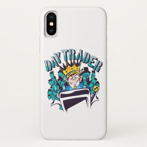 Day Trader Gift Idea iPhone XS Case