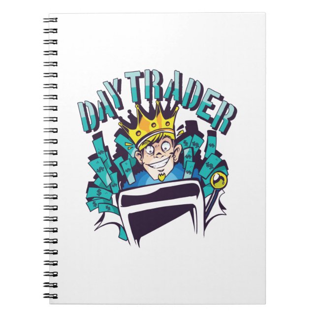 Day Trader Gift Idea Notebook (Front)
