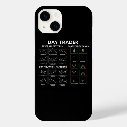 Day trader stock market investor chart candlestick Case_Mate iPhone 14 case