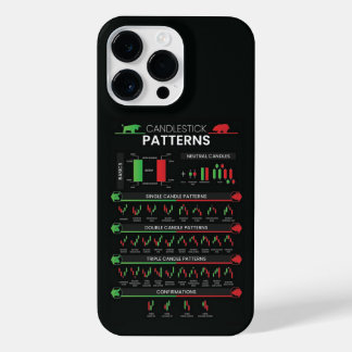 Day trader stock market investor chart candlestick iPhone 14 pro max case