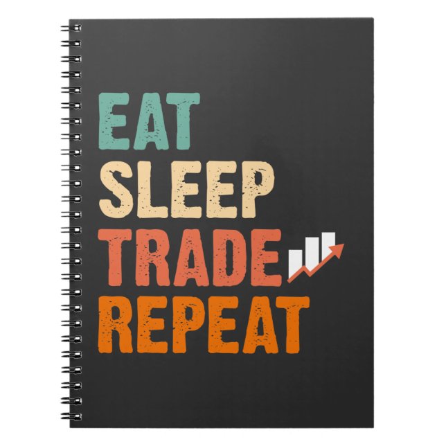 Day Trader Stock Market Trading Hobby Investor Notebook (Front)