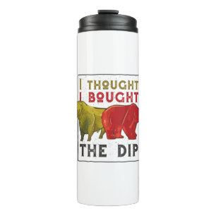 Day Traders Gift - Bull and Bear Quote Thermal Tumbler