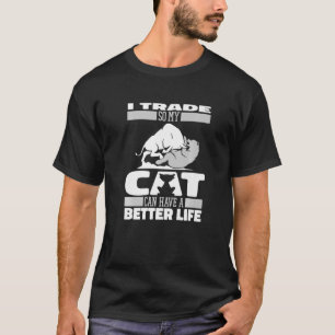 Day Trading Cat Stock Market  Day Trader T-Shirt