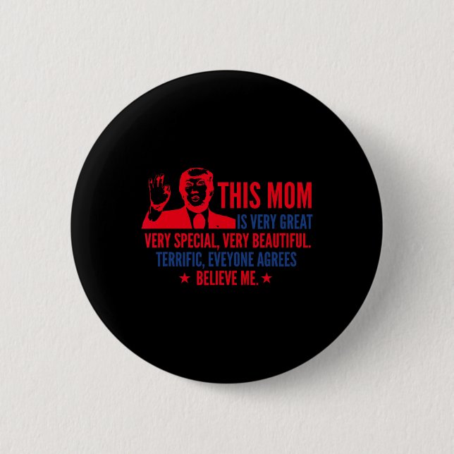 Day Trump Funny Quotes Election 2020  Button (Front)