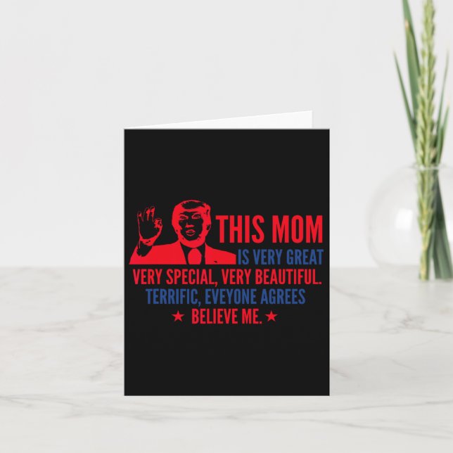 Day Trump Funny Quotes Election 2020  Card (Front)