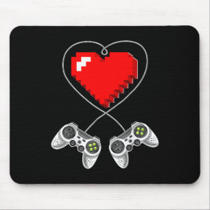 Day Video Game Controller Heart Gamer Gift Boys Mouse Pad