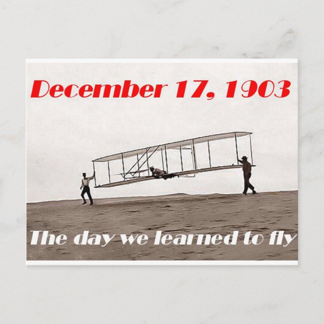 Day We Learned to Fly Postcard (Front)